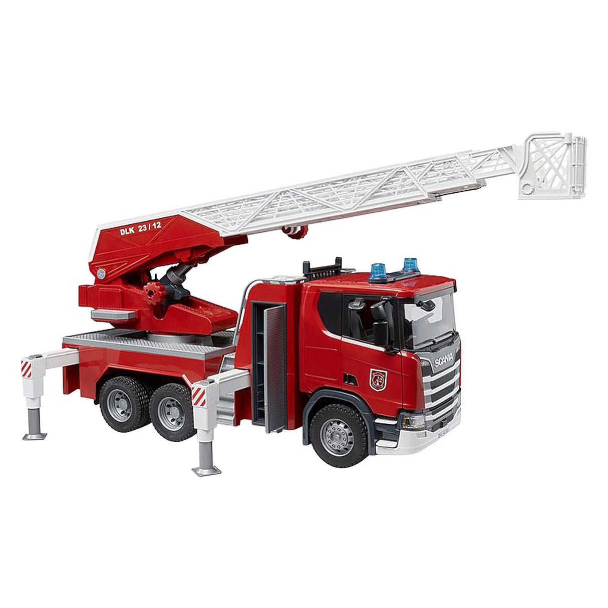 Camion échelle Bruder Scania Super 560R pour pompiers