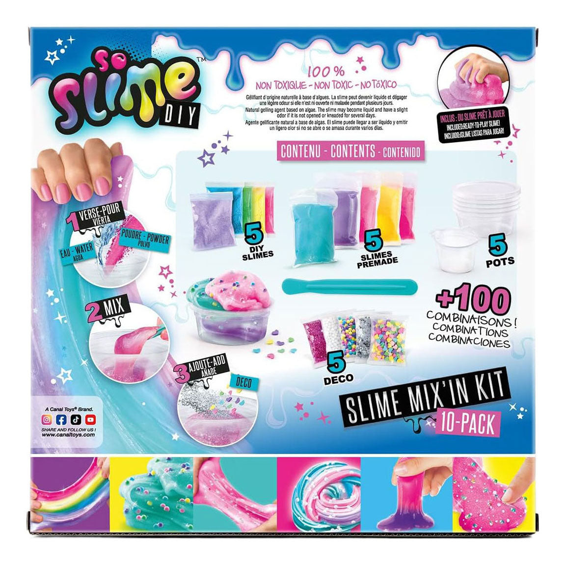 Kit So slime mix'in - 10 pcs.