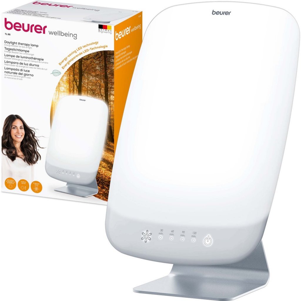 Beurer Lampe de luminothérapie Beurer TL95 10 000 Lux 30x37 cm argent blanc
