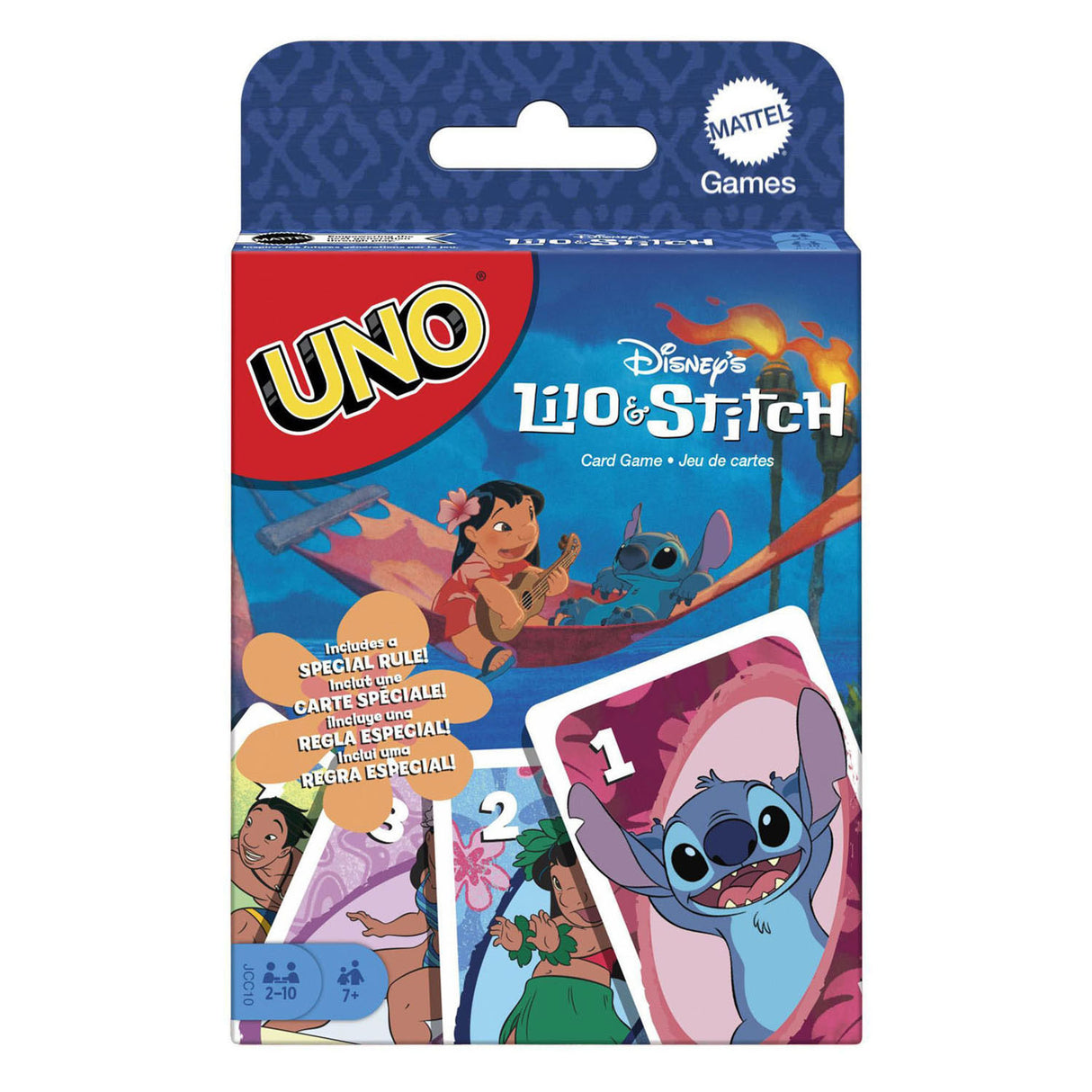 Mattel uno disney jeu de cartes lilo et stitch