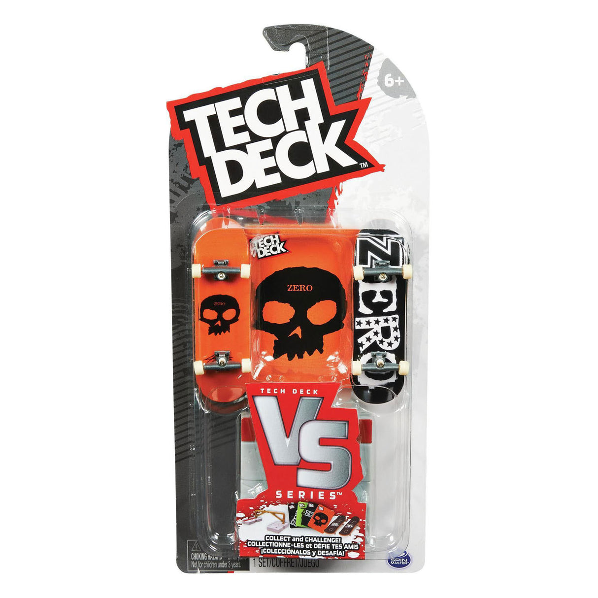 Spin master tech deck versus série avec 2 skateboards à doigts
