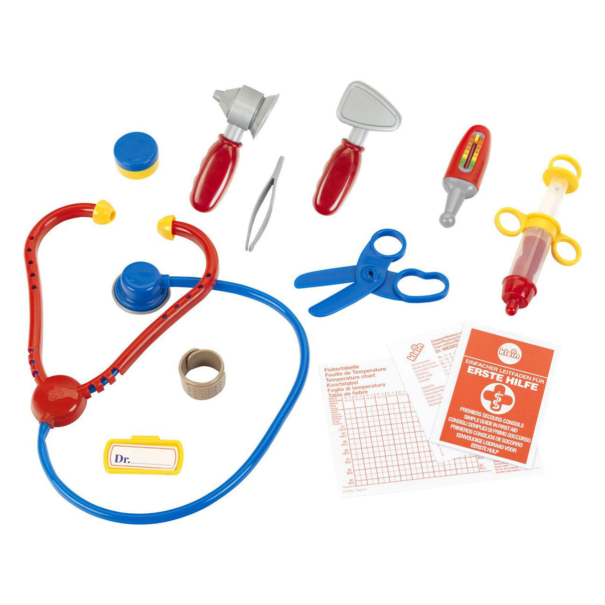 Klein Toys - mallette de médecin - avec accessoires - rouge