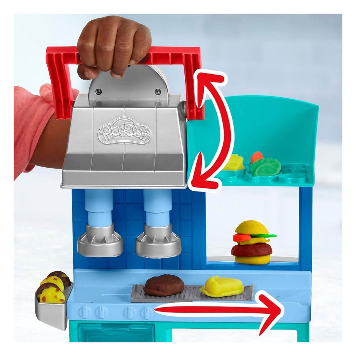 Play-doh Kitchen Creations Chefs Restaurant occupé - 5 pots en argile