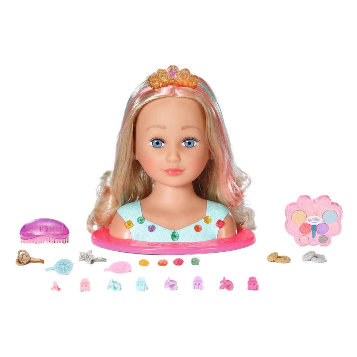 Zapf création baby born stylisme maquillage et tête de princesse - 27cm