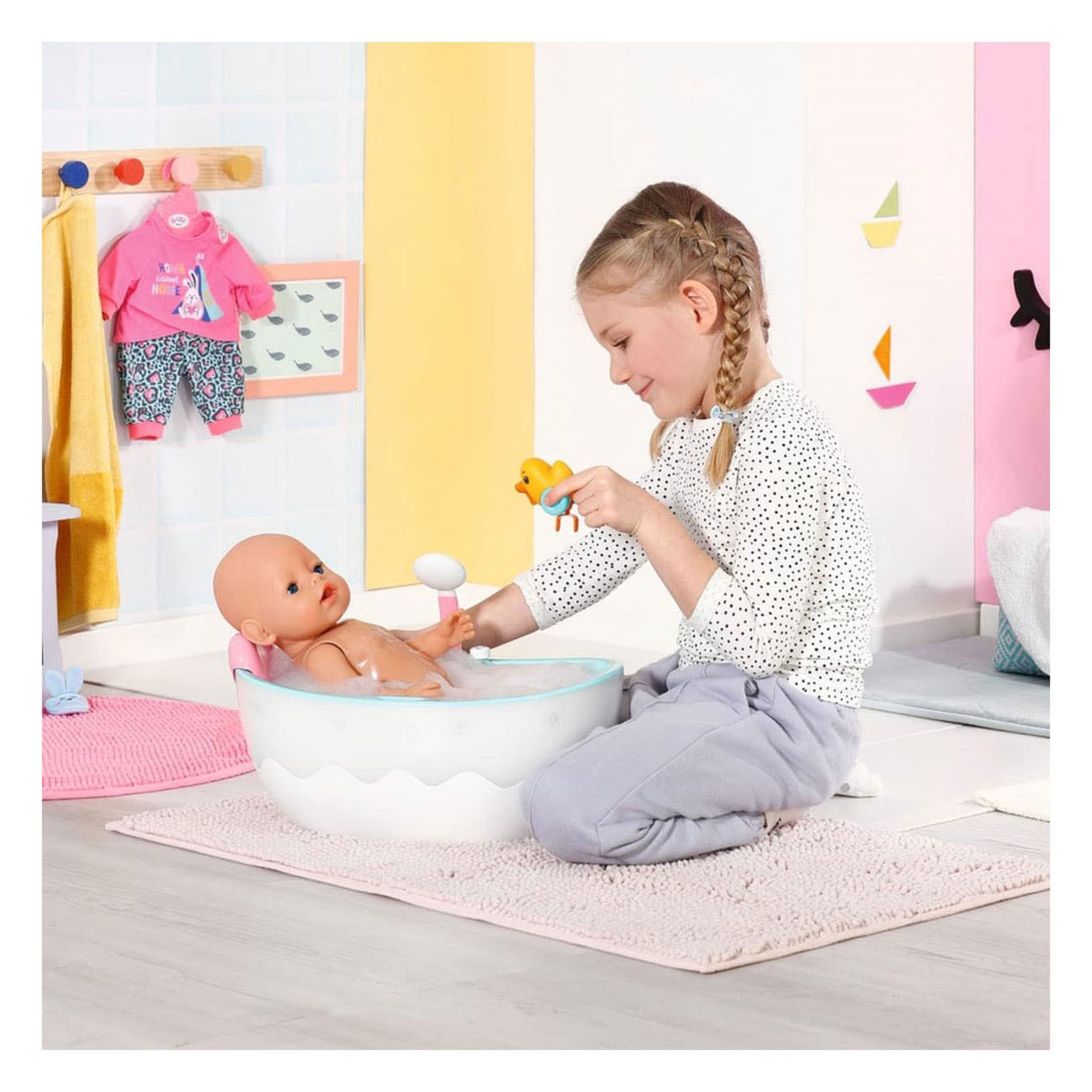 Zapf création bébé né bain avec lumière et son