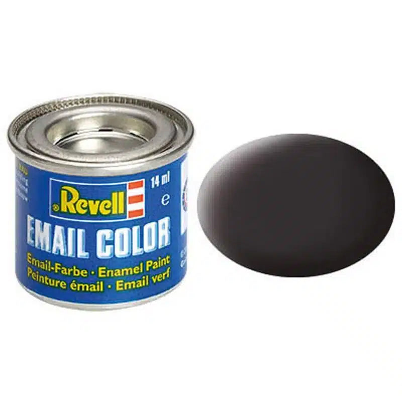 Peinture émail Revell #06 - noir goudron, mat