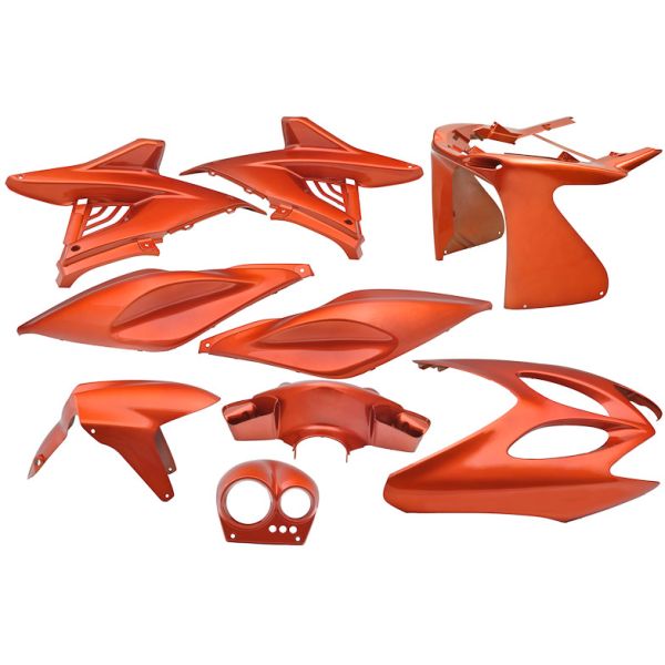Jeu de plaques de bord Aerox jusqu'à un an. 2014 9 pièces orange métallisé