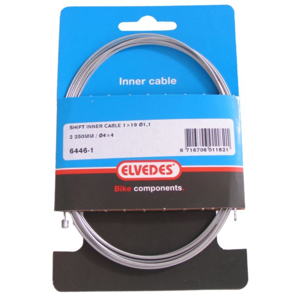 Elvedes Link câble intérieur 2250mm galvanisé ø1,1mm shimano sram n-nipple (sur carte)