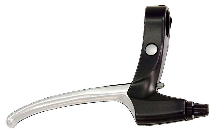 Barres de poignée de frein Saccon Set V-frein 4-doigt noir argent l217a5l3po