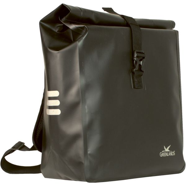 Sac à dos de vélo Greenlands 100% étanche 23 litres 31 x 50 x 15 cm - noir