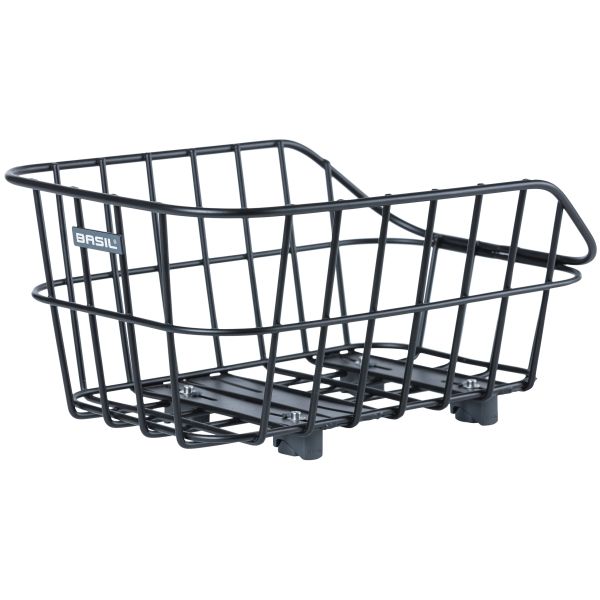 Basil Cento Alu WSL - Panier arrière - 22 litres - Matt Black
