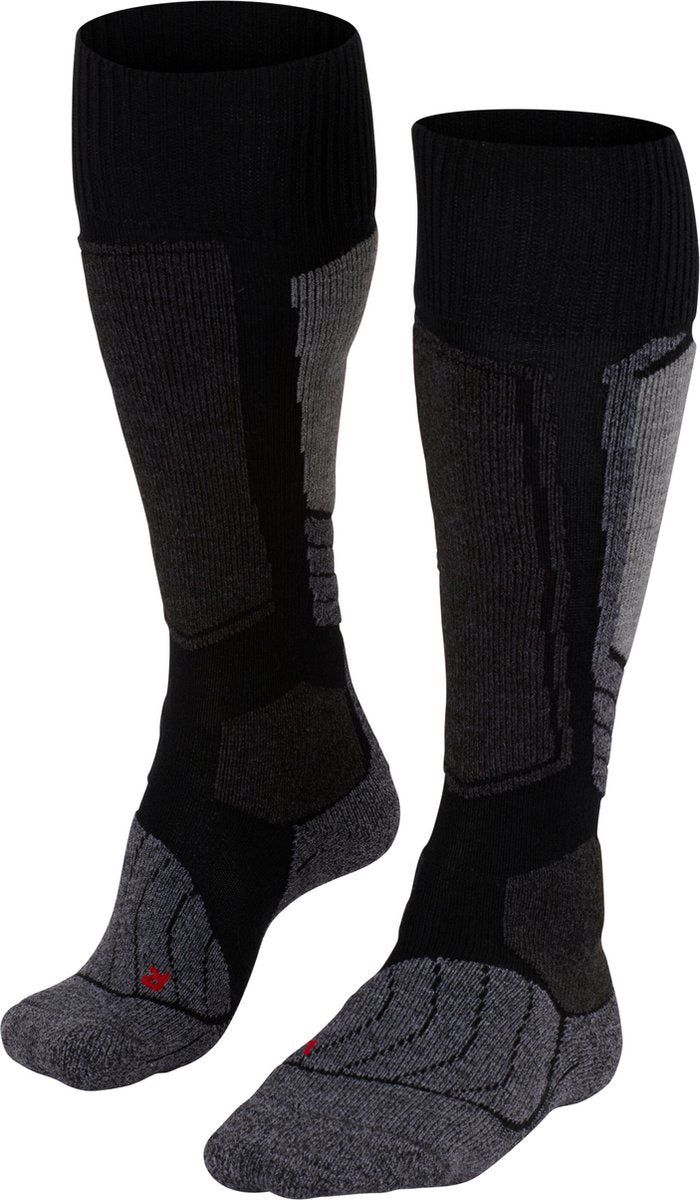 Falke sk1 chaussettes de ski chaudes et épaisses en laine fonctionnelle femme noir - taille 35-36