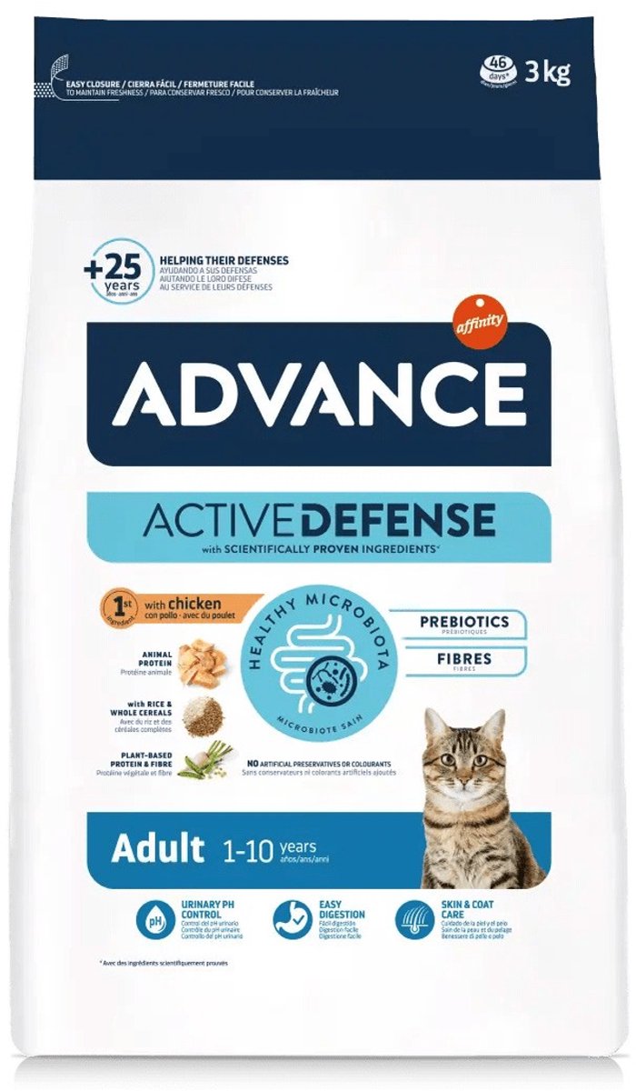 Riz au poulet adulte de chat avancé