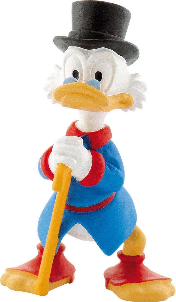 Bullyland 15310 – figurine de jeu et figurine de collection Scrooge McDuck de Disney, env. 7 cm – réaliste et richement détaillé – idéal comme figurine de gâteau et petit cadeau pour les enfants à partir de 3 ans.