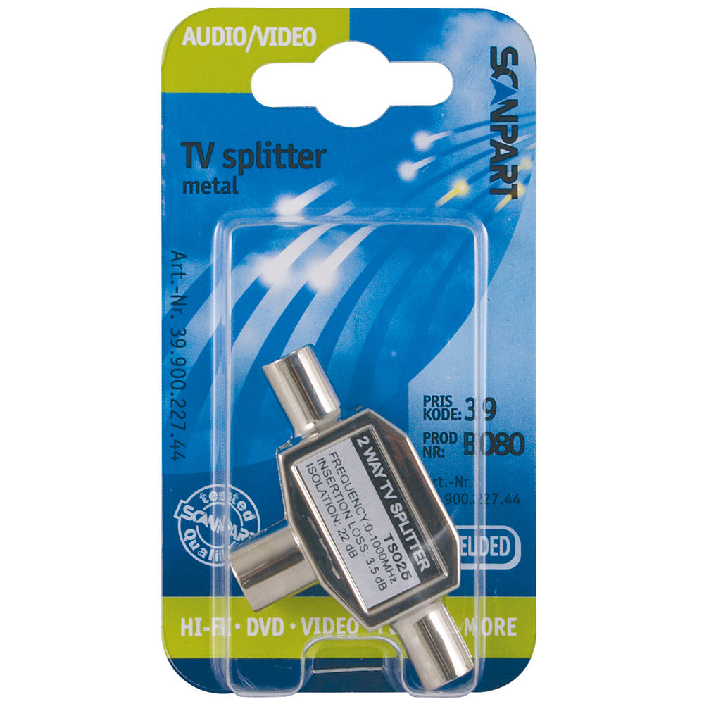Répartiteur TV Scanpart scanpart 9,5(f)-2x9,5(m)