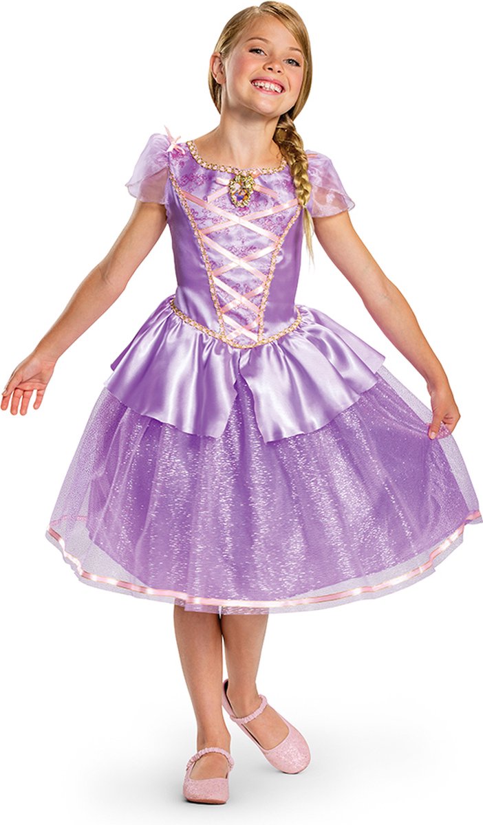 Déguisement Disney - Raiponce Deluxe Déguisement Fille - 110 128 (4-6 ans)