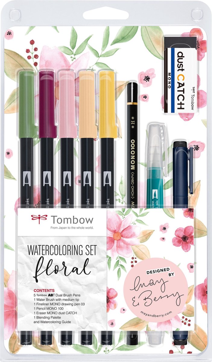 Tombow • coffret aquarelle floral