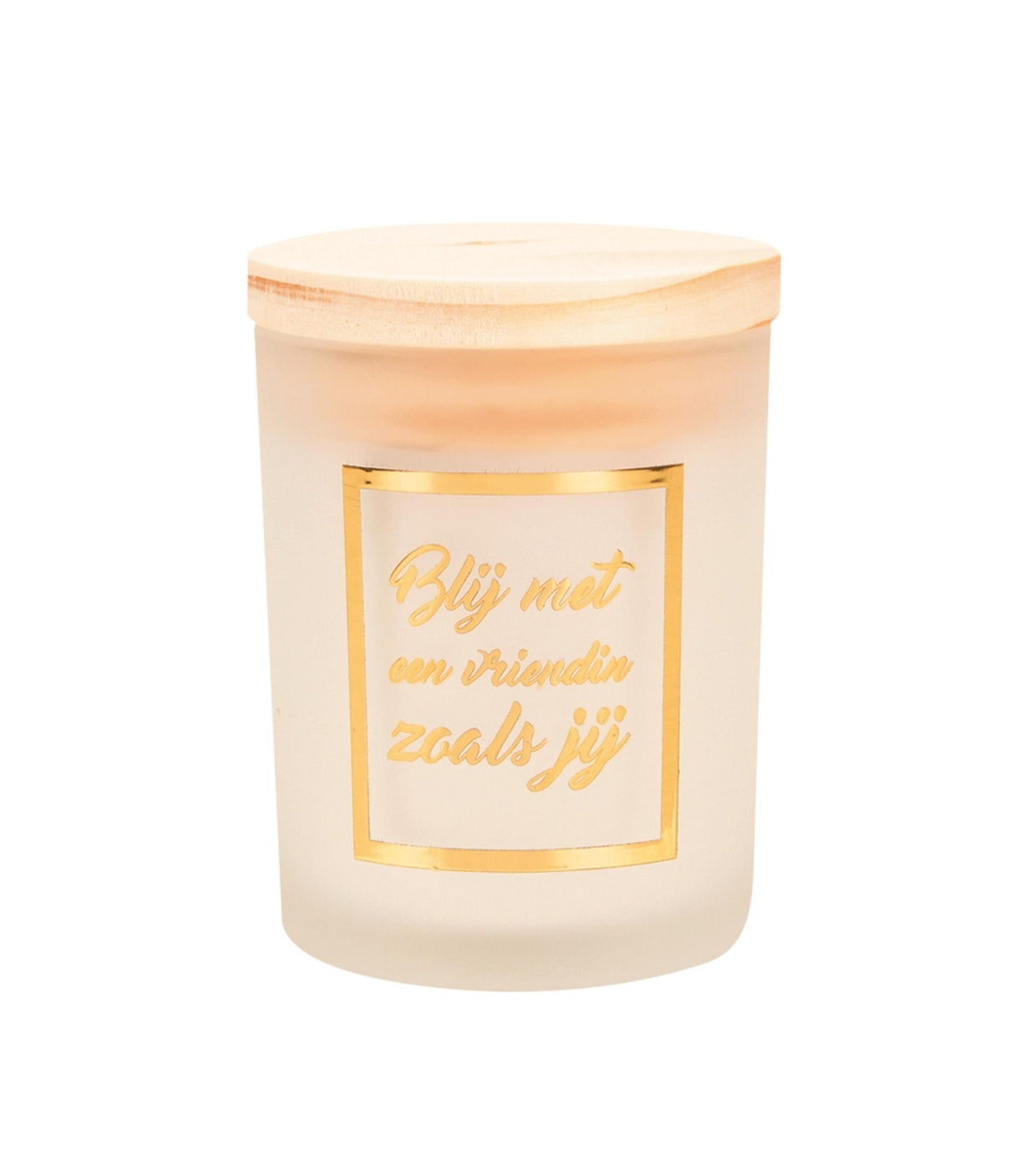 Paperdreams bougie parfumée petite or blanc - petite amie