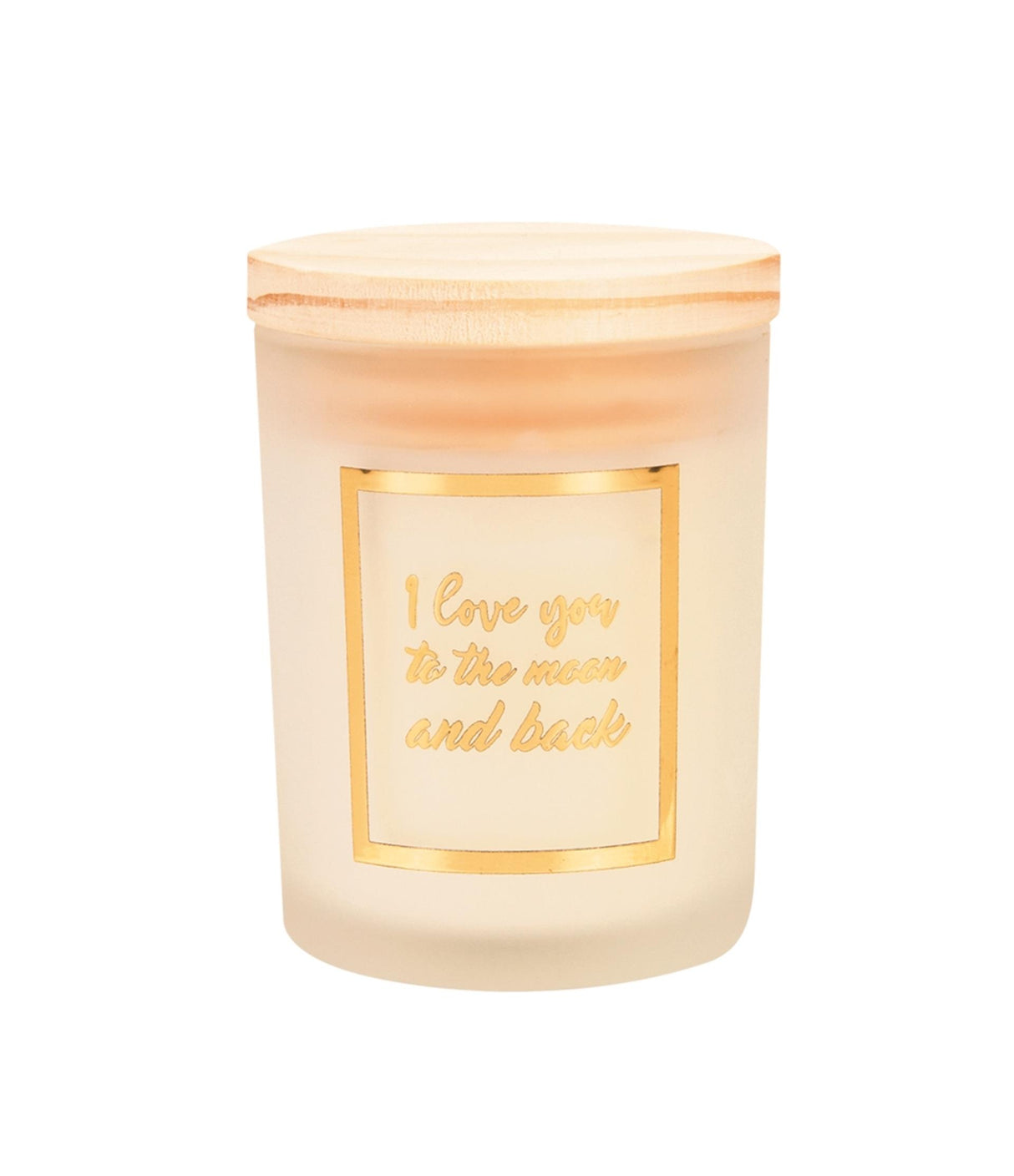 Paperdreams bougie parfumée petite or blanc - vers la lune