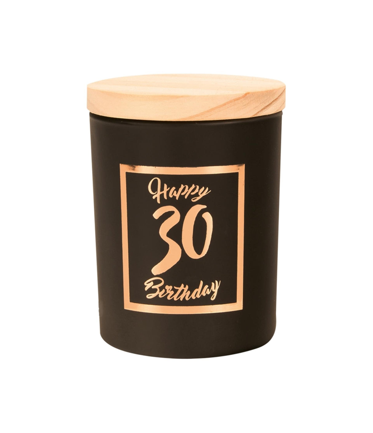 Bougie parfumée Paperdreams petite rose noir - 30 ans