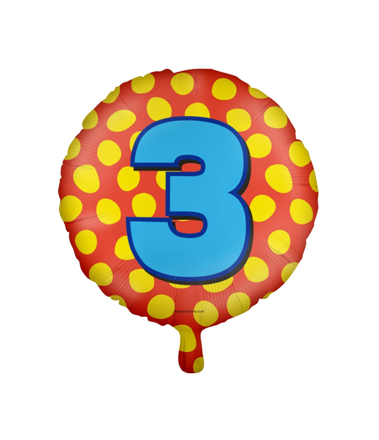 Ballon aluminium Happy Paperdreams - 3 ans