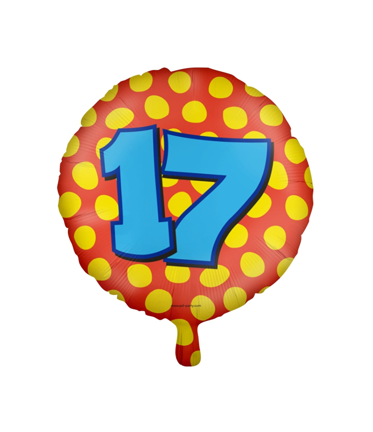 Ballon aluminium Happy Paperdreams - 17 ans
