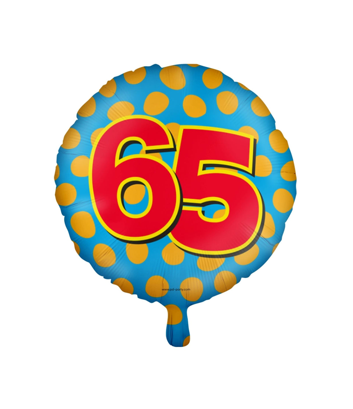 Ballon aluminium Happy Paperdreams - 65 ans