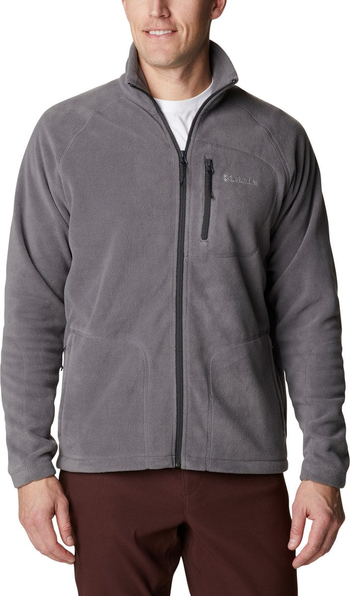 Veste Columbia fast trek ii - gilet polaire homme adulte - fermeture et poches avec fermeture éclair - gilet d'extérieur - gris - taille xxl