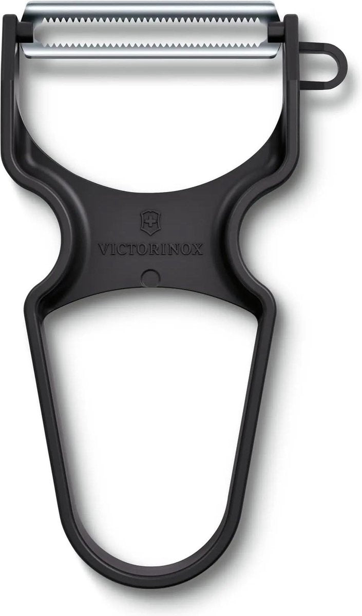 Éplucheur rapide Victorinox - noir - dentelé