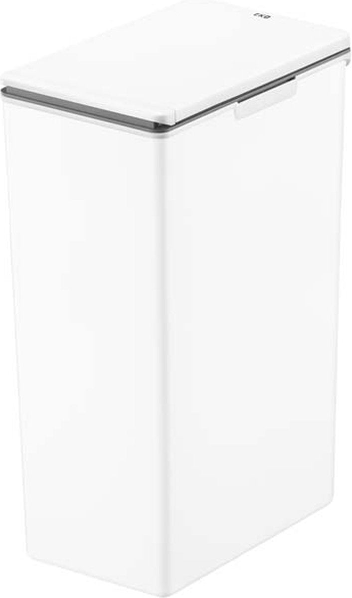 Poubelle Eko morandi 40l touche blanche