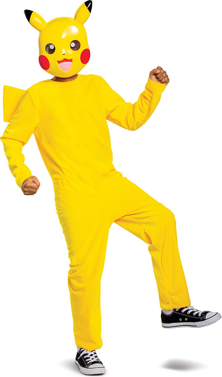 Déguisement Jakks Pacific - costume classique pokémon pikachu pour enfant - 122 134 (7-8 ans)