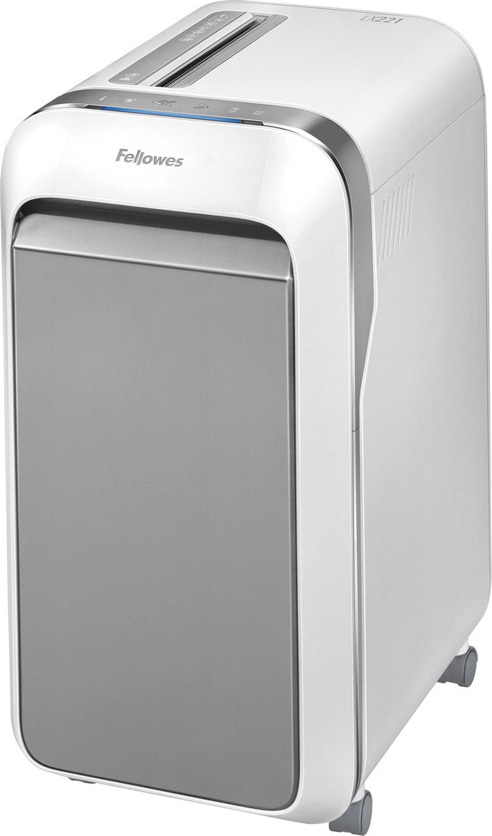 Fellowes lx221 - destructeur de papier - micro lambeaux p5 - 20 feuilles - blanc