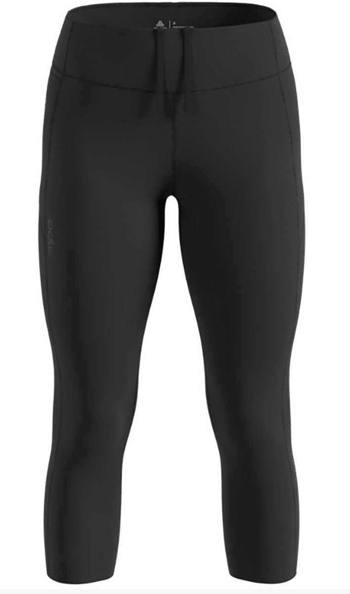 Odlo leggings de course essentials 3 4 - femme - noir - m