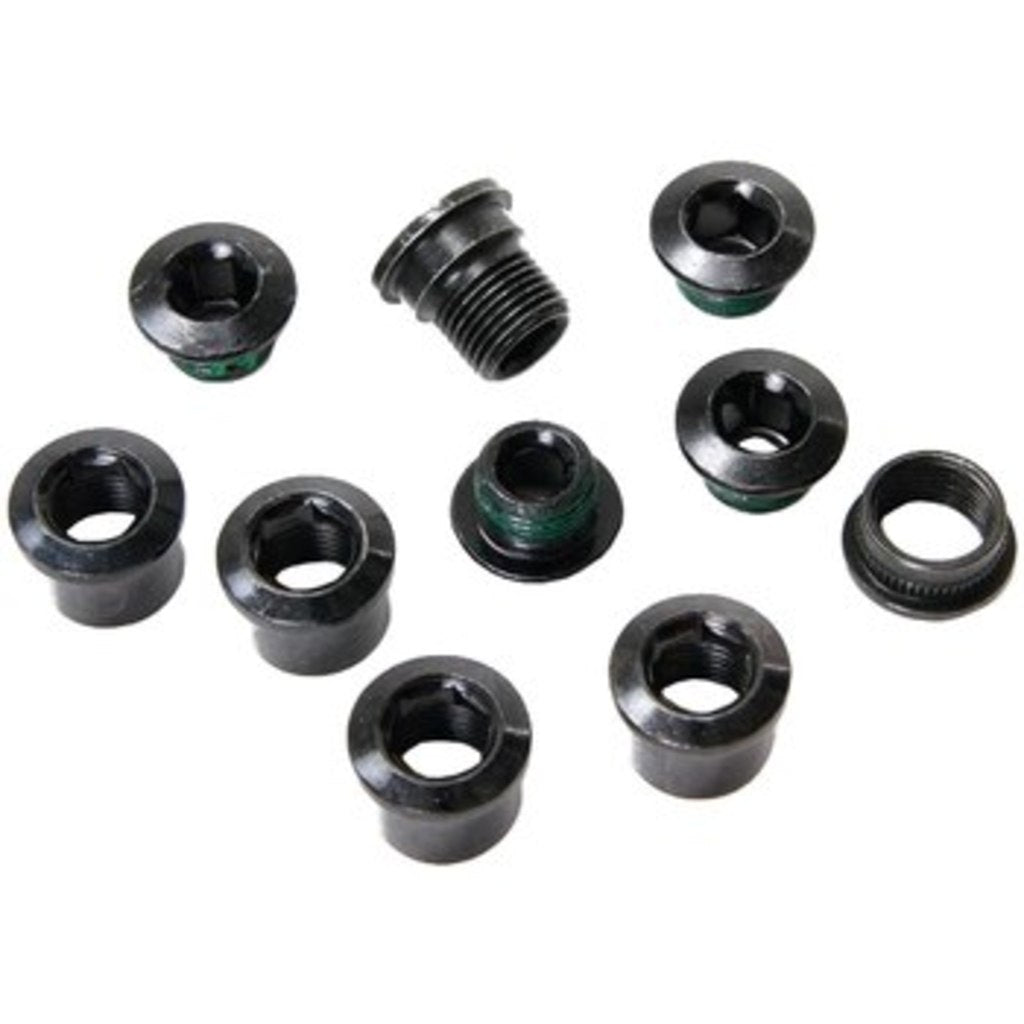Jeu de boulons rouges Quarq Kettd Blade Sram noir