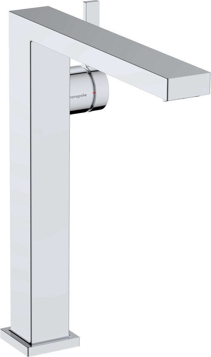 Hansgrohe tecturis e - robinet de lavabo - commande à levier unique - démarrage à froid, économie d'énergie - sans vidage - taille 240 mm - avec bouchon de vidange - chrome