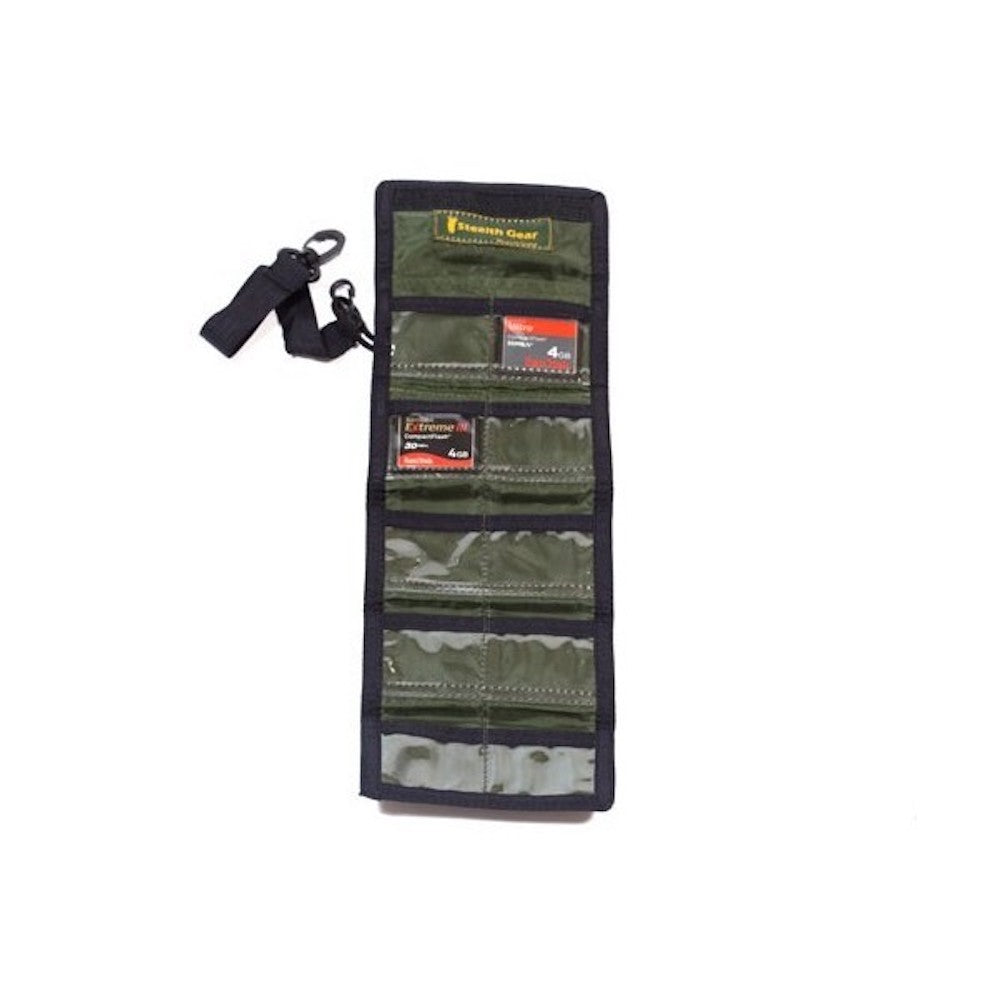 Sac de rangement de carte flash compacte compacte Green
