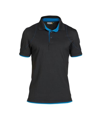 Polo Dassy orbital noir bleu azur xl