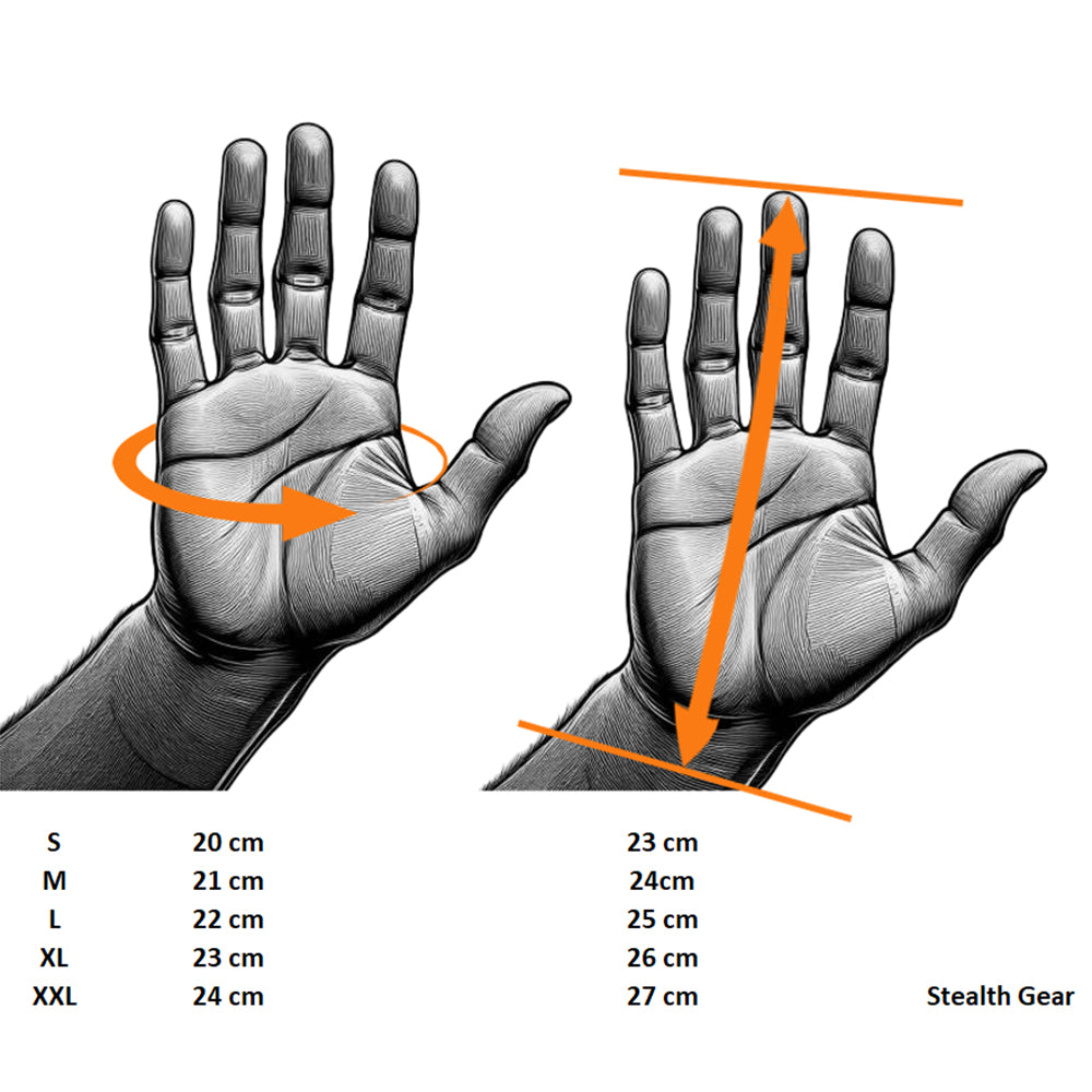 Gants de l'équipement Stealth Size S