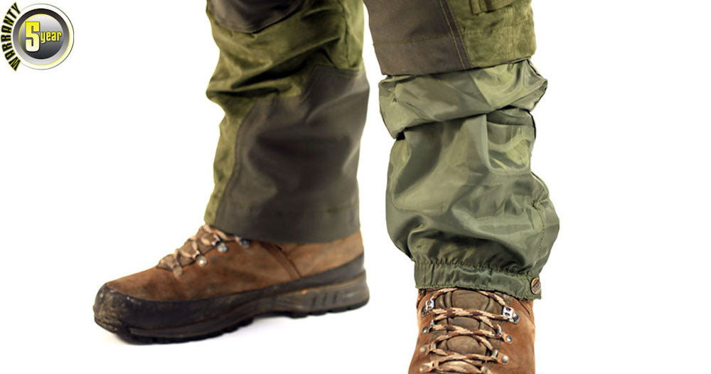 Gaiters de l'équipement furtif