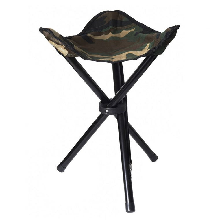 Tabouret pliable à équipement furtif avec 3 jambes