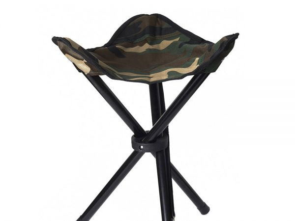 Tabouret pliable à équipement furtif avec 3 jambes