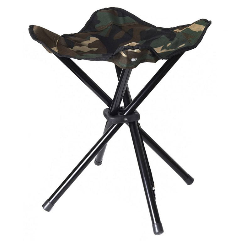 Tabouret pliable à équipement furtif avec 4 jambes