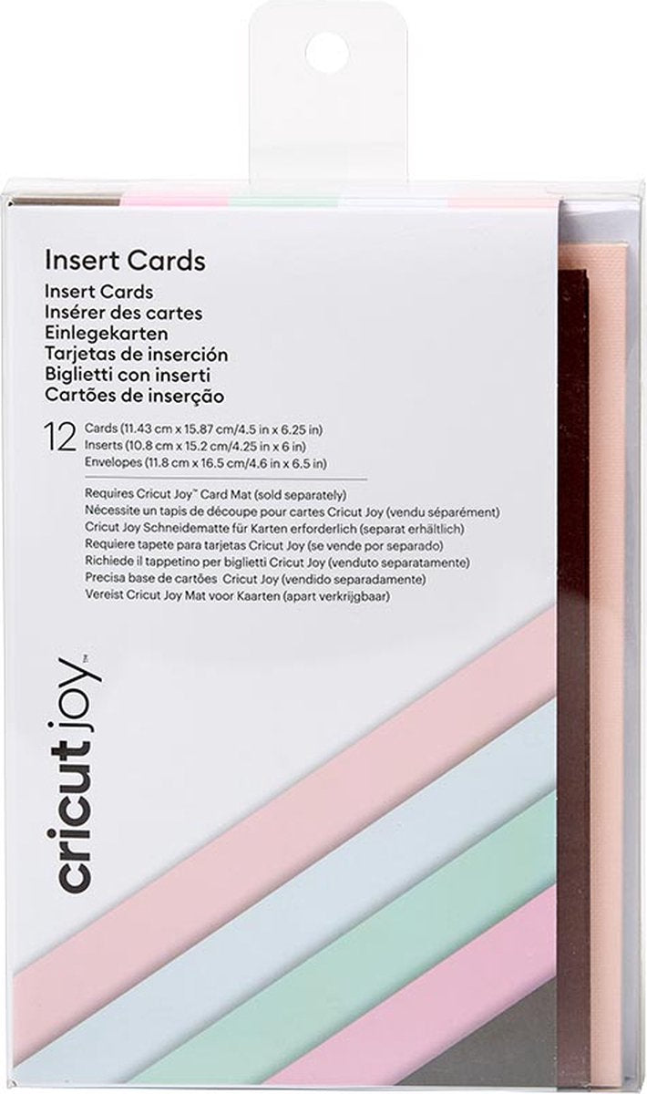 Cricut joy • insérer des cartes macarons 13,9x10,7cm 12 feuilles