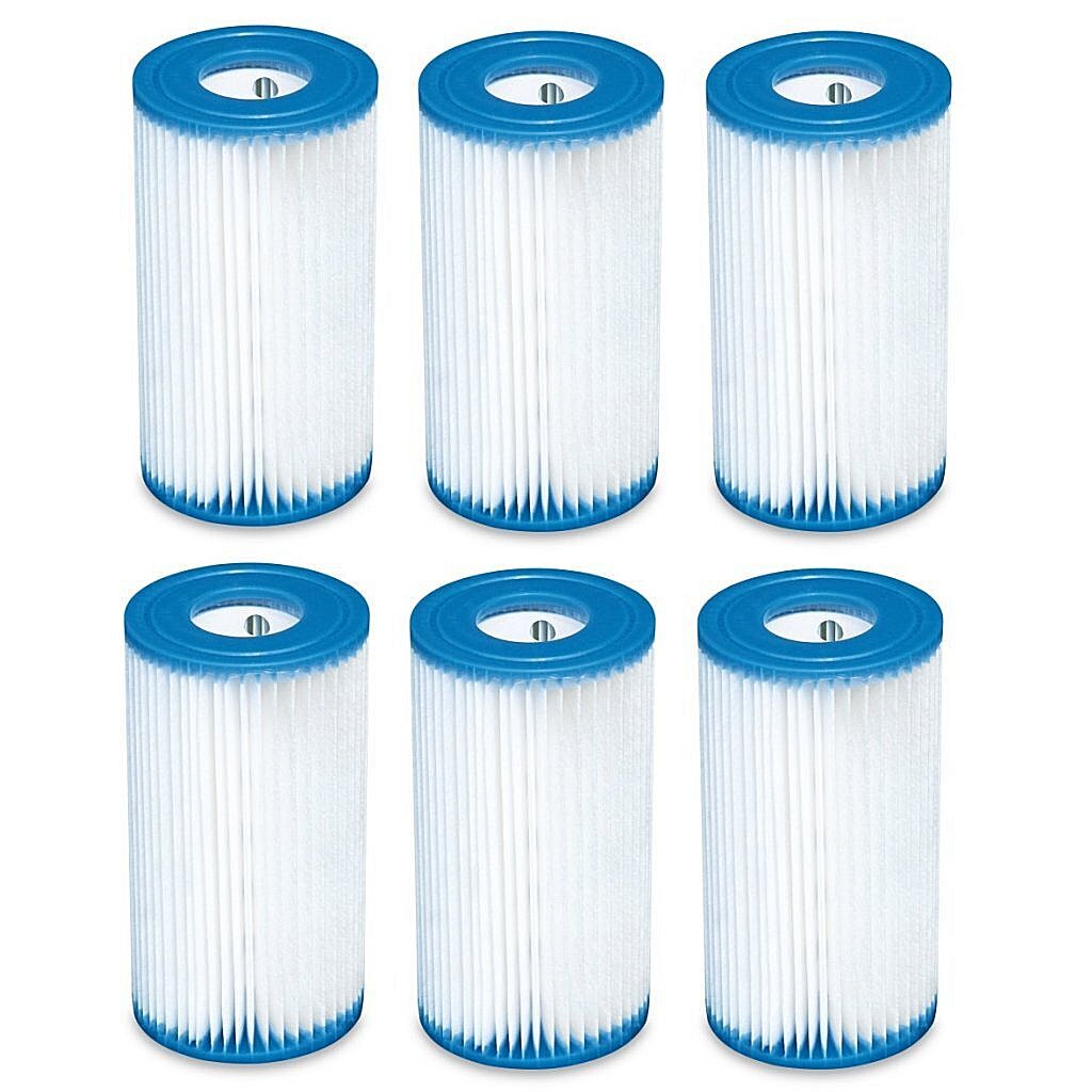 Intex 29000 cartouche filtrante type a 6 pièces pour piscine 244 305 366 cm