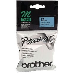 Cassette de ruban d'étiquetage brother mk531bz bleu