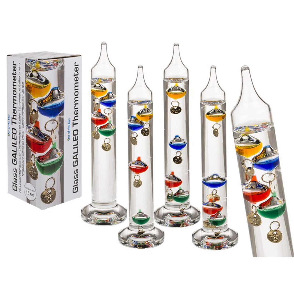 Thermomètre Ootb Galileo 18 cm dans une boîte cadeau