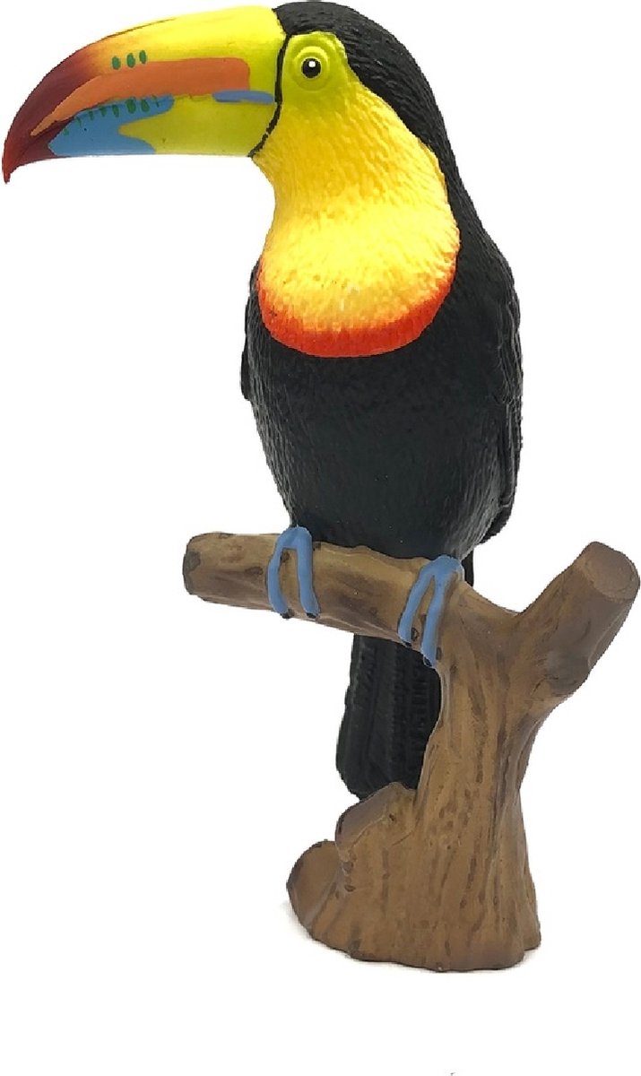 Bullyland 69400 – figurine de jeu et figurine de collection Toucan à carène – env. 9 cm – Design réaliste et détaillé – Idéal comme figurine de jeu éducative et petit cadeau pour les enfants à partir de 3 ans.