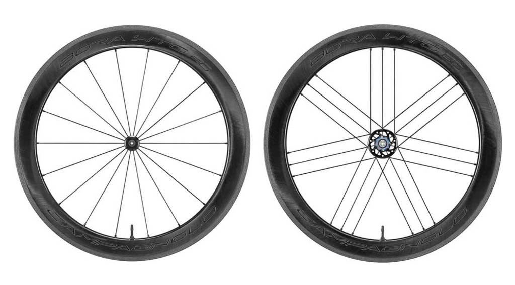 Paire de roues Campagnolo 28 bora wto 60 foncé