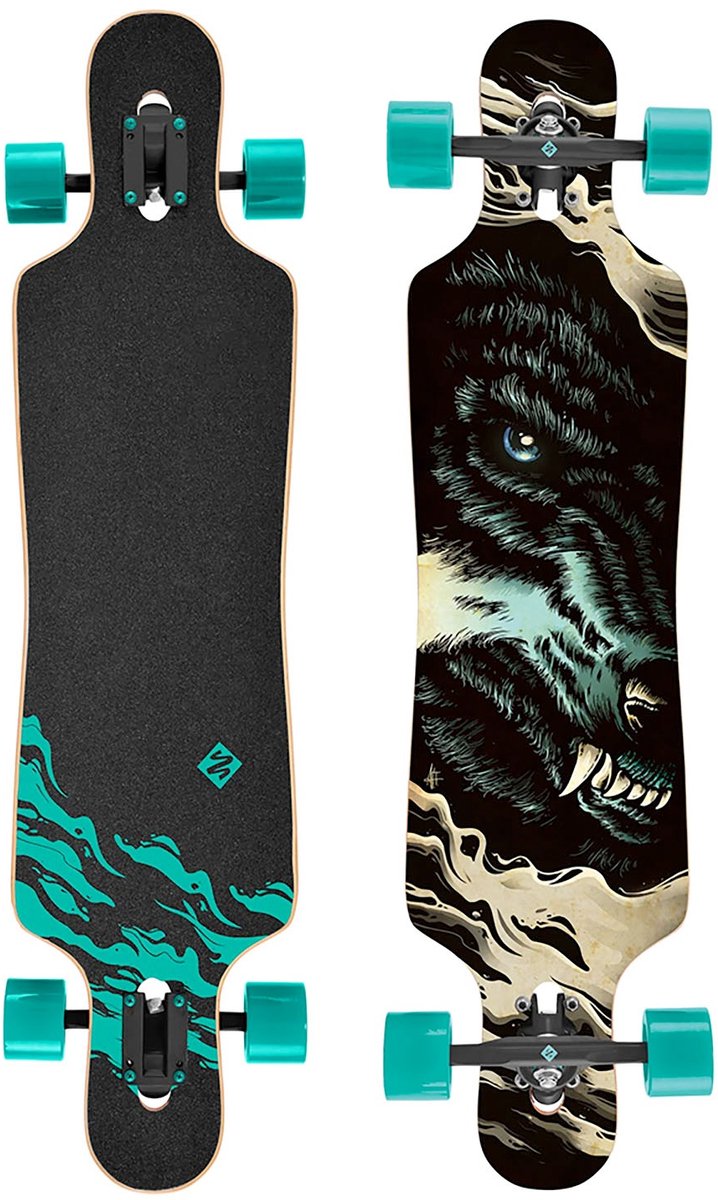 Streetsurfing street surf - longboard freeride 39 wolf - 99cm