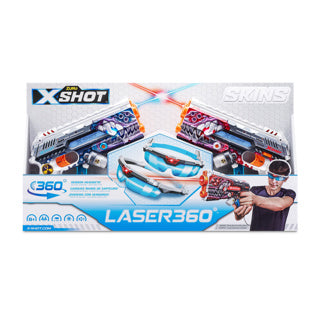 Zuru X-Shot Skins Laser 360 Blaster Lot de 2